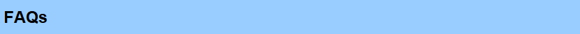 FAQs